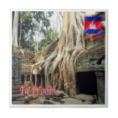 Carreau Rif. KH Cambodge, Ta Prohm, (Devant)