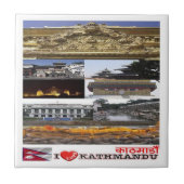 Carreau Rif. NP Nepal, Katmandou, I Love, (Devant)