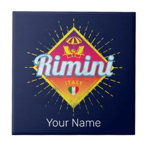 Carreau Rimini Emilia Romagne Italie Retro Sunset Vintage