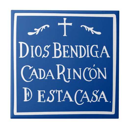 Carreau Rincon de Dios bendiga (Devant)