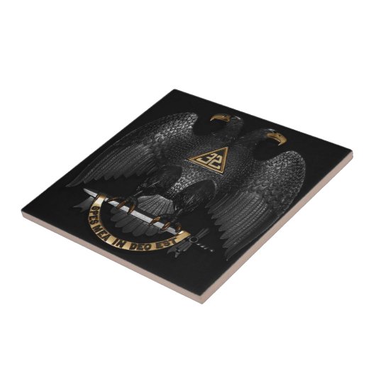 Carreau Rite écossais maçon Eagle de 32 degrés (Côté)