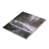 Carreau 'Rivière d'hiver' (Côté)