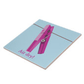 Carreau Robe de linge (Côté)