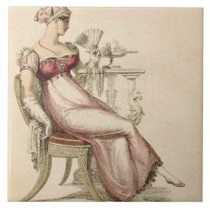 Carreau Robe de soirée ou robe de boule, plat de mode