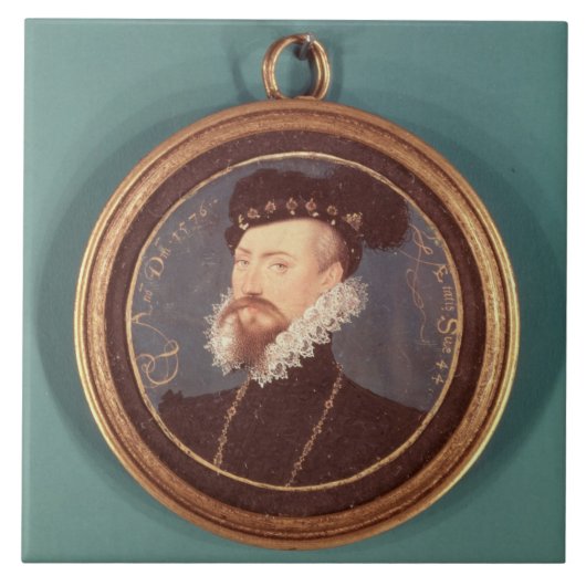 Carreau Robert Dudley, comte de Leicester (c.1532-88) 1576 (Devant)