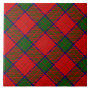 Carreau Robertson tartson rouge vert plaid