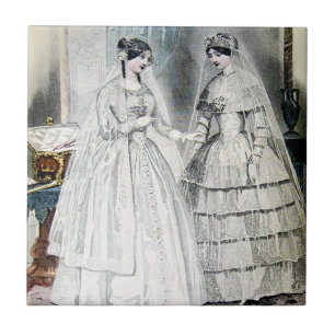 Carreau Robes Mariages blanches antiques