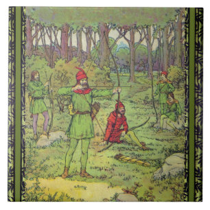 Carreau Robin Des Bois Dans La Carrelage En Céramique De L