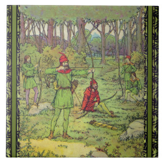 Carreau Robin Des Bois Dans La Carrelage En Céramique De L