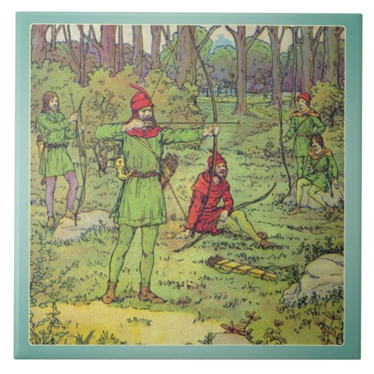Carreau Robin des Bois dans la forêt (Devant)