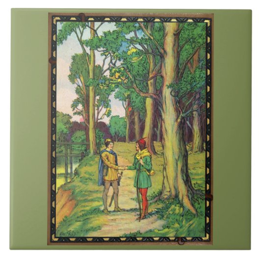 Carreau Robin des Bois et Petit Jean (Devant)