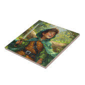 Carreau Robin des Bois représenté comme un enfant (Côté)