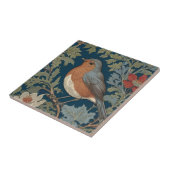Carreau Robin Red Breast Bird William Morris style Gauche (Côté)