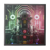 Carreau Robot 1 petite tuile en céramique (Devant)