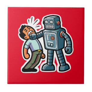 Carreau Robot en colère