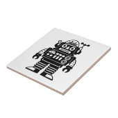Carreau Robot Inspiré du Milieu du Siècle Rétro (Côté)