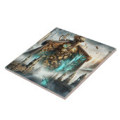 Carreau Robot Steampunk Imaginaire Pont mignon (Côté)