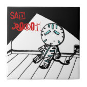Carreau robot triste (Devant)