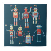 Carreau Robots Vintages rétro (Devant)