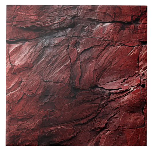 Carreau Roches Rouges Texturées