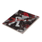 Carreau rockstar père Noël (Côté)