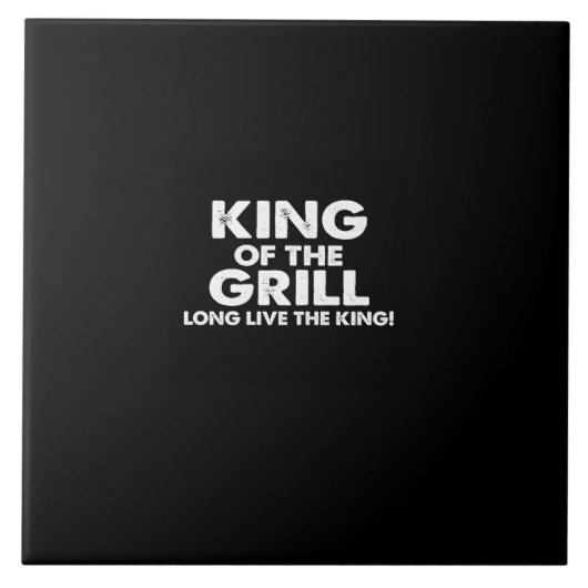 Carreau roi du grill vive le roi (Devant)