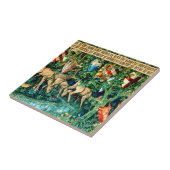 Carreau Roi médiéval Arthur William Morris (Côté)