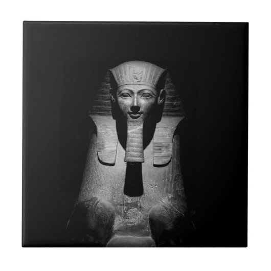 Carreau Roi pharaon noir et blanc (Devant)