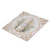 Carreau Roll blanc et or sur le déodorant Funny Salle de b (Côté)