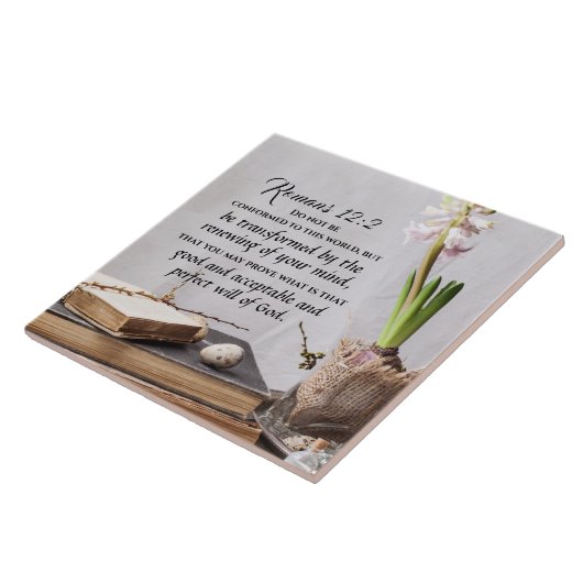 Carreau Romains 12:2 Ne pas être Conformé à ce Monde (Côté)