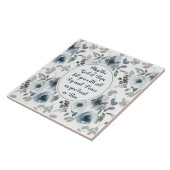 Carreau Romains 15:13 Dieu de l'Espoir, Floral (Côté)