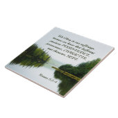 Carreau Romains 5:3-4 Nous nous réjouissons de nos Souffer (Côté)