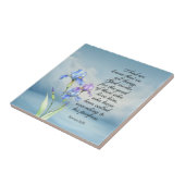 Carreau Romans 8:28 Iris Aquarelle (Côté)