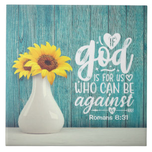 Carreau Romans 8:31 If God for us who can be against us