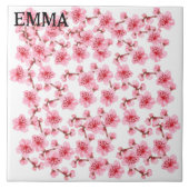 Carreau Romantic pink Cherry blosson (Devant)