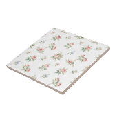 Carreau Romantic Watercolor Pink Roses Pattern (Côté)