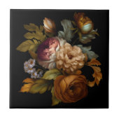 Carreau Romantique Dramatique "Vieux Monde" Floral 5 (Devant)