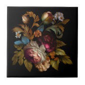 Carreau Romantique Dramatique "Vieux Monde" Floral 7 (Devant)