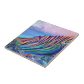 Carreau Romantique Kauai Kalalau Valley (Côté)