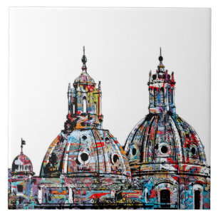 Carreau Rome, Italie du graffiti