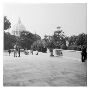 Carreau Rome Italie, Les jardins du Vatican