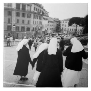 Carreau Rome Italie, Patrouille de Nonne ! (NR)