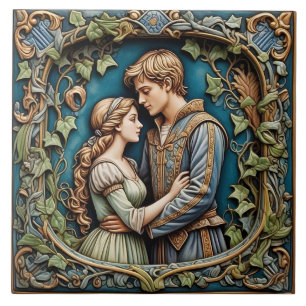 Carreau Roméo Et Juliette - Arts Et Artisanat Carrelage Cé