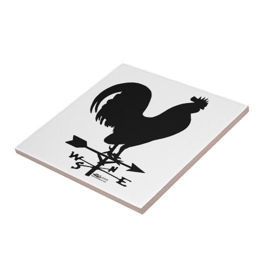 Carreau Rooster de Weathervane (Côté)