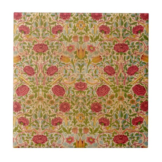Carreau Rose, 1883 par William Morris (Devant)