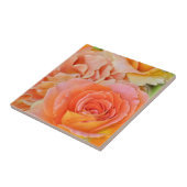 Carreau Rose à thé hybride orange (Côté)