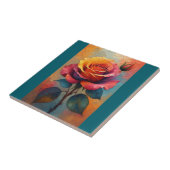 Carreau Rose Abstract Art (Côté)