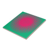 Carreau rose abstrait (Côté)