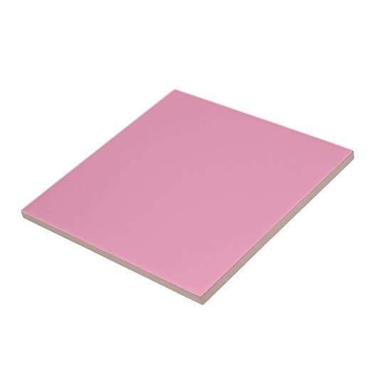 Carreau Rose Amaranth (couleur solide) (Côté)