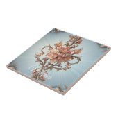 Carreau Rose Baroque  (Côté)